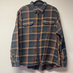 Orvis Woven Plaid Flannel Shirt for Men